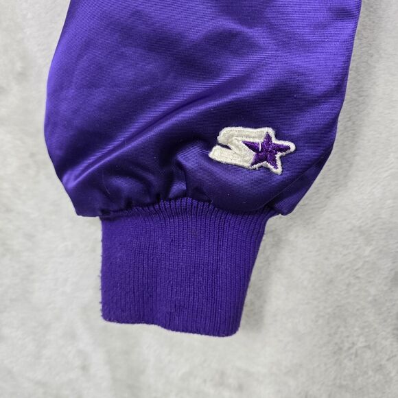 Vtg 80's Los Angeles Lakers Satin Starter Jacket Size Large W/ Anti-Gang Patches - Picture 12 of 14